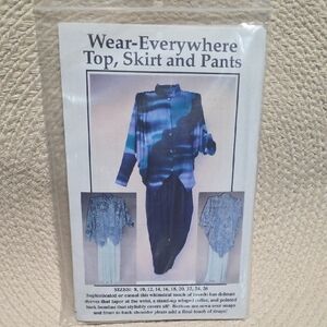 Wear-Everywhere Top, Skirt, and Pants Set